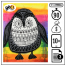 B Pingouin tout decore 66x66 - Trousse-La banquise colorée