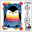 H19 T Pingouin a motifs 66x66 - Transferts colorés sur papier