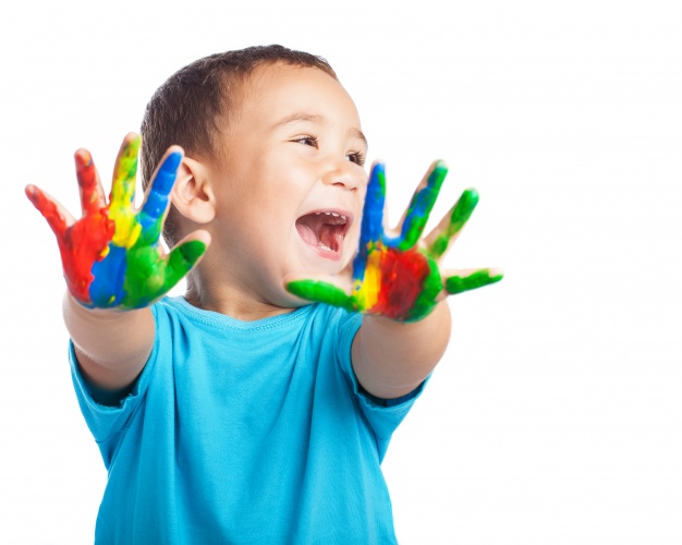 enfant peinture - Peindre avec les tout-petits : nos 10 meilleurs trucs!