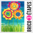 Folie florale 66x66 - Trousse-La banquise colorée