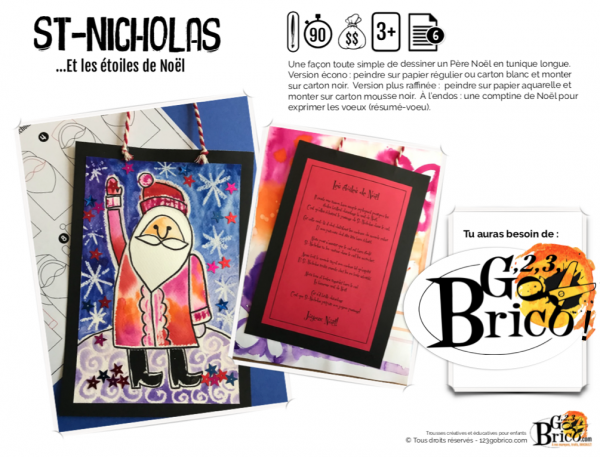 St Nicholas et les etoiles projet 600x457 - Trousse-Noël : St-Nicholas et les étoiles