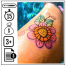 Tattoo1 66x66 - Tapis de souris fleuri