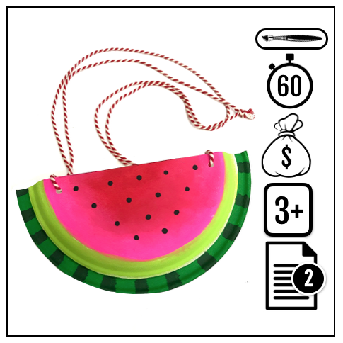 Pochette melon - Galerie 3-6 ans