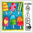 Popsicles 66x66 - Trousse-La banquise colorée
