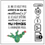 Affiches cactus 66x66 - Tapis de souris fleuri
