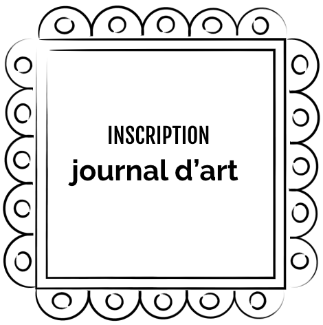 Produit journal art - Inscription journal d'art