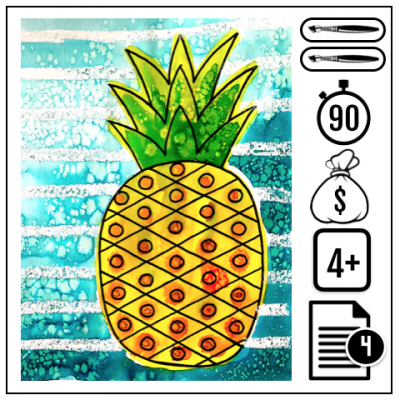 Ananas graphie 400x400 - Produits 3-6 ans
