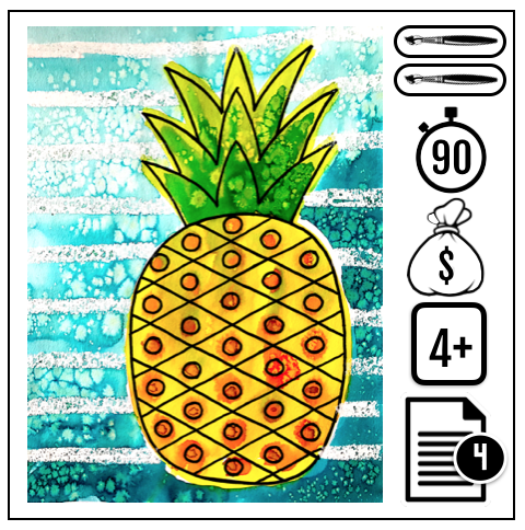 Ananas graphie - Galerie 3-6 ans