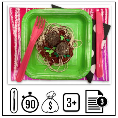 Spaghettis boulettes 400x400 - Spaghetti aux boulettes