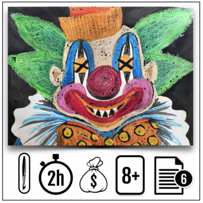 Clown effrayant 400x400 - Produits 6-12 ans