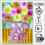 0524 Fleurs arrosoir 66x66 - Tapis de souris fleuri